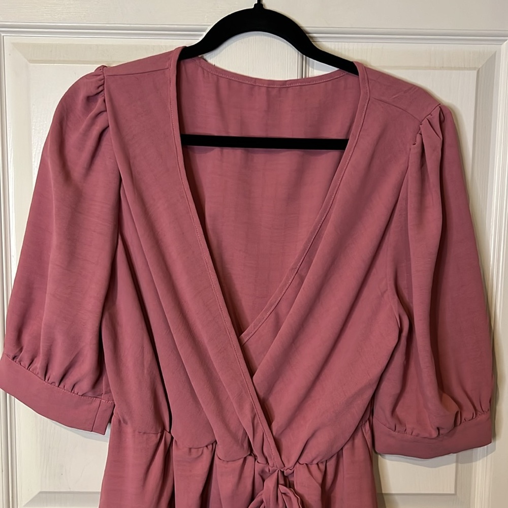 New Women’s wrap shirt ties at the waist Size XL - Picture 2 of 4